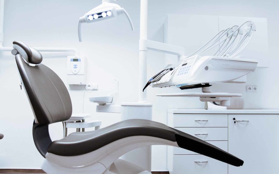 dental chair in a dental office